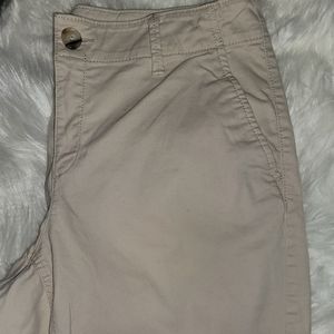 Loft Curvy Khaki Bermuda Shorts